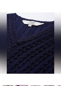 Label Ritu Kumar Blue Solid Dress