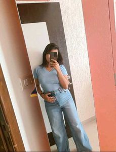 H&amp;M Wide Leg Jeans