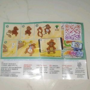 Kinder Joy Monkey Toy