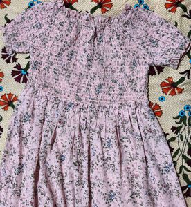 pink floral maxi dress