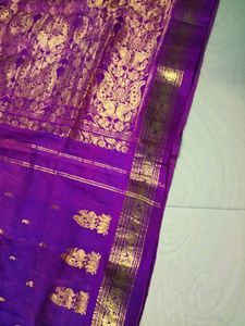 Two Shades Purple Colour Kanchi Pattu Saree