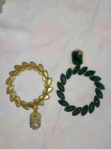 Green Emerlad Earing