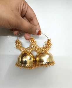 COMBO - 3 NECKLACE + 1 BRACELET +  FESTIVE JHUMKA