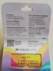 Spicy Grey Contact Lenses