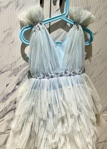 Blue Tulle Party Dress Size 20