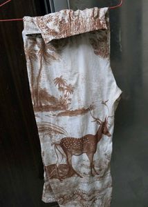 Animal Print Kaftan With Plazzo