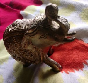 African Elephant Brass
