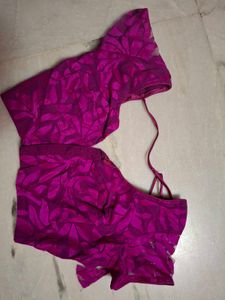 Purple Floral Blouse