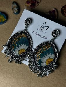 Floral Resin Earrings