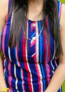 Striped Sleeveless Dress