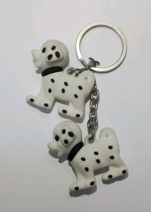 Cute Small Puppy Dog Keychain