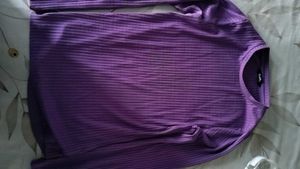 Purple Long Sleeve Top
