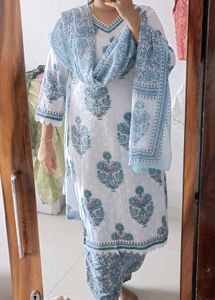 Printed Kurta Set Afghani salvar