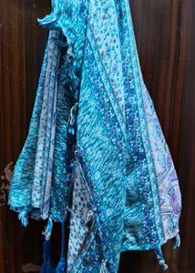 Blue Paisley Scarf