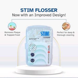 STIM Dental Flosser Easy Plaque Removal