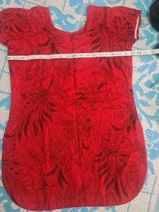 Best Cotton Fabric Apple Shape Kurti 👌😍