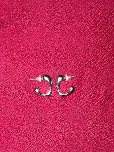 Silver Tone Geometric Earrings