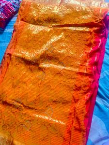 Festive Wear Double shade saree🤩