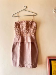 Handwork Strapless Dress
