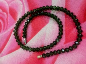 GreenEmrald Pearl  Stone Necklace