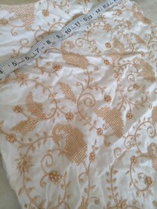Embroidered Kurta With Shawl