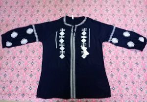 Bohemian Embroidered Tunic Top
