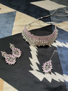 Pink Stone Choker