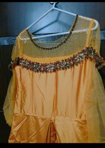 Yellow Gown For Haldi