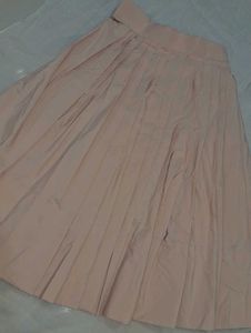 Peach Midi Skirt