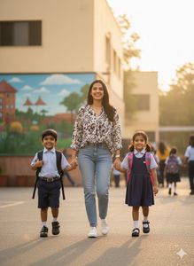 ✨Instant Chic!Monochrome Meadow Flowy Tunic Top!✨