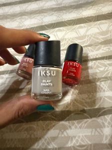 Iksu Nail Polish Set Of 3