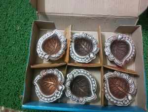 Decorative Clay Diyas(6)