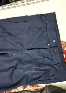 Men's Navy Blue Korean Trousers
