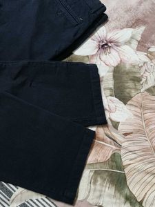 Blackberry Men Blue Cotton Mix Trouser
