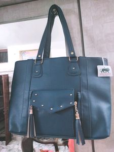 Blue Hand Bag