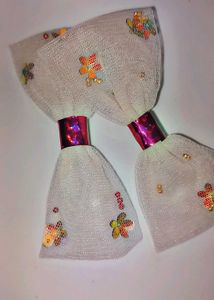 Hair Accessory Set home made without bow pins