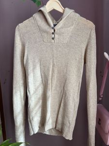 Beige Cardigan Sweater