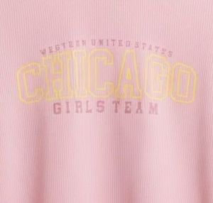 Pink Chicago Girls Tee