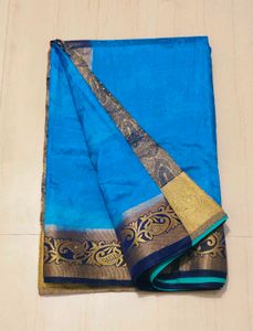 Elegant Blue Saree