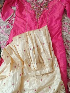 Pink Party Wear Lehenga