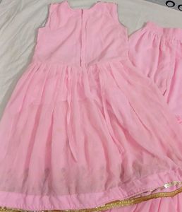 Pink Embroidered Kurta Set