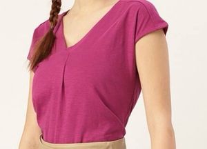 Dressberry Women Pink T-shirt