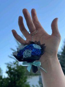 Rose Bouquet Keychain