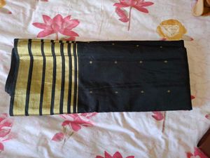 Black &amp; Gold Saree