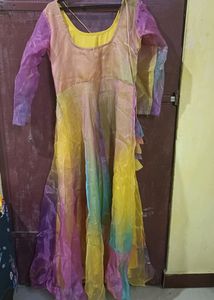 Yellow Organza Gown