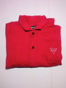 Red Casual Shirt