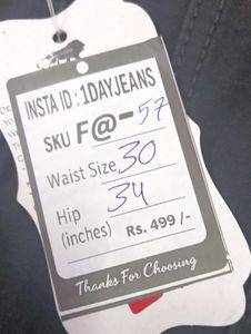 F@57 Size-30 Straight Jeans