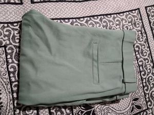 Green Casual Pants