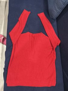 Selling Soon - Red Knit Sweater