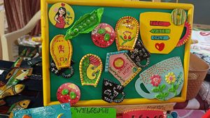 Polymer clay magnet